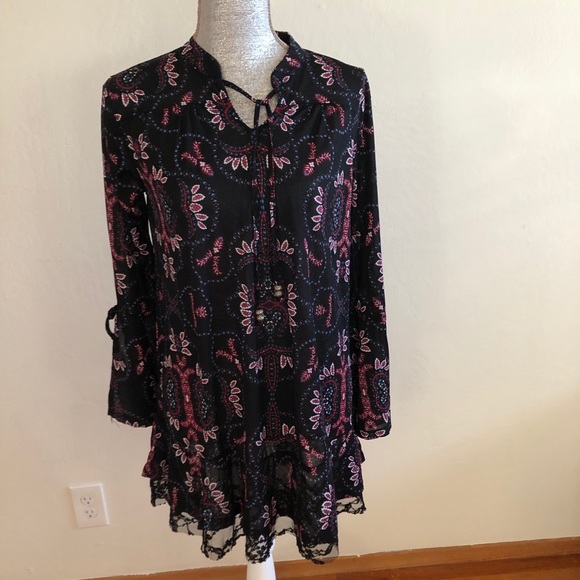 Style & Co V-Neck Boho Top - Picture 2 of 8